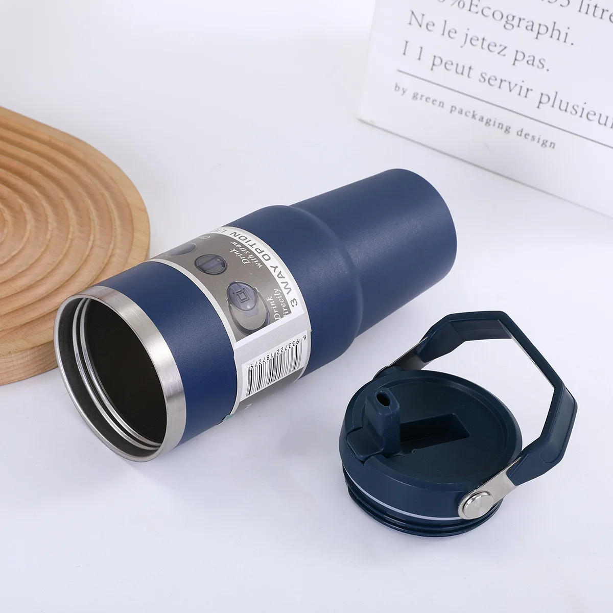 Description Picture 3 of item30oz Stainless Steel Coffee Cup Cold And Hot Double-layer Insulated Cup Tumbler Thermo Bottle Car Travel Mug