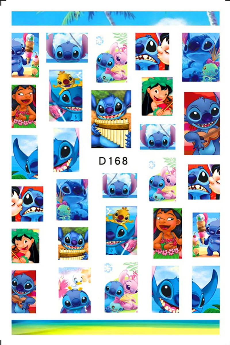 Description Picture 6 of itemDisney Cartoon Stitch Nail Stickers Nail Art Supplies Mickey Minnie Donald Duck 3D Stickers Nail Art Decoration Decals