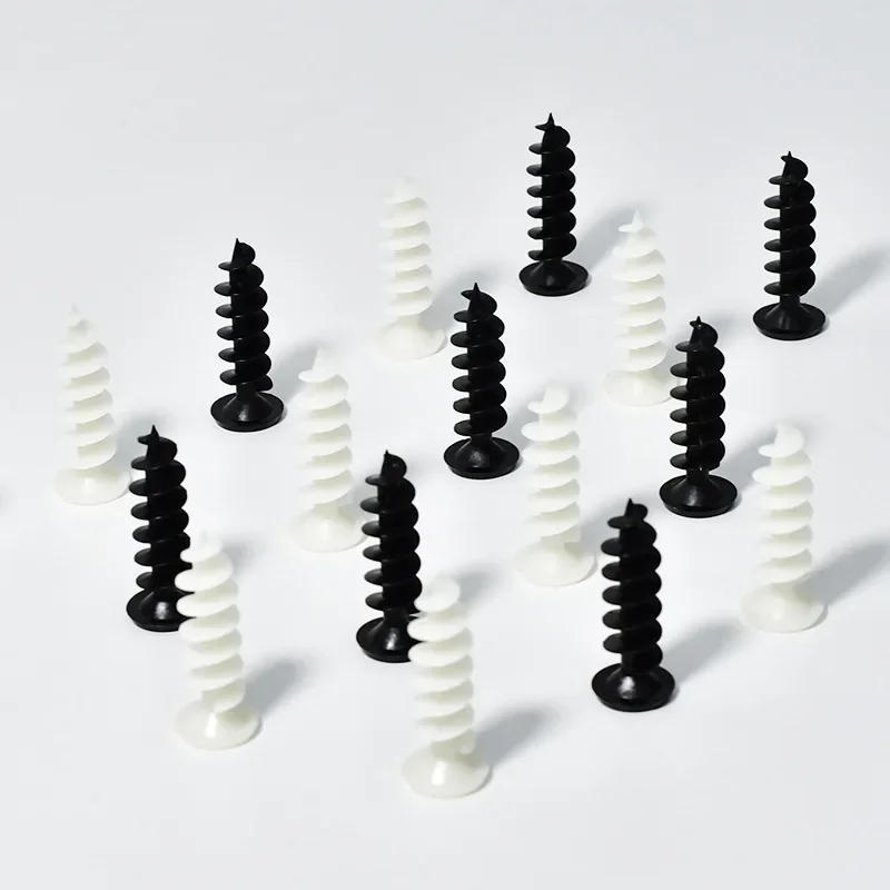 Description Picture 2 of item5 x black plastic self-tapping screws, expansion screws