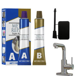 Casting Repair Glue For Metal Epoxy Glue Heavy Duty Super Adhesion Epoxy Glue Metal To Metal Glue High-Temperature Heat