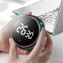 Kitchen Timer Digital Countdown Magnetic Egg Timer for Cooking with Constant Light Function for classrooms Quiet for Kids Adults