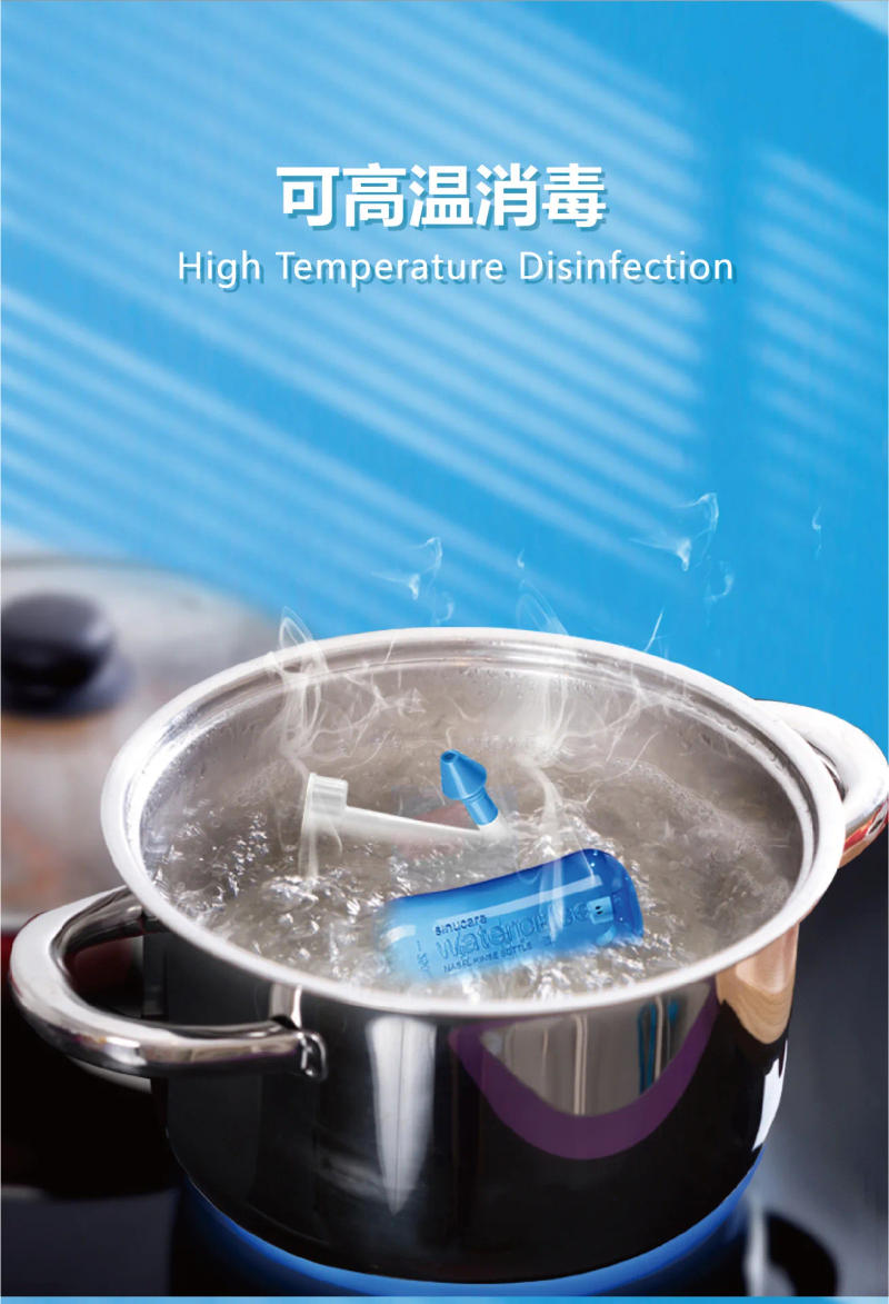 Description Picture 4 of itemOrigina Box Nasal wash cleaner Bottle Waterpulse Nose Irrigation Rinse Pots Medicine sinusitis rinitis treatment Nasal aspirator