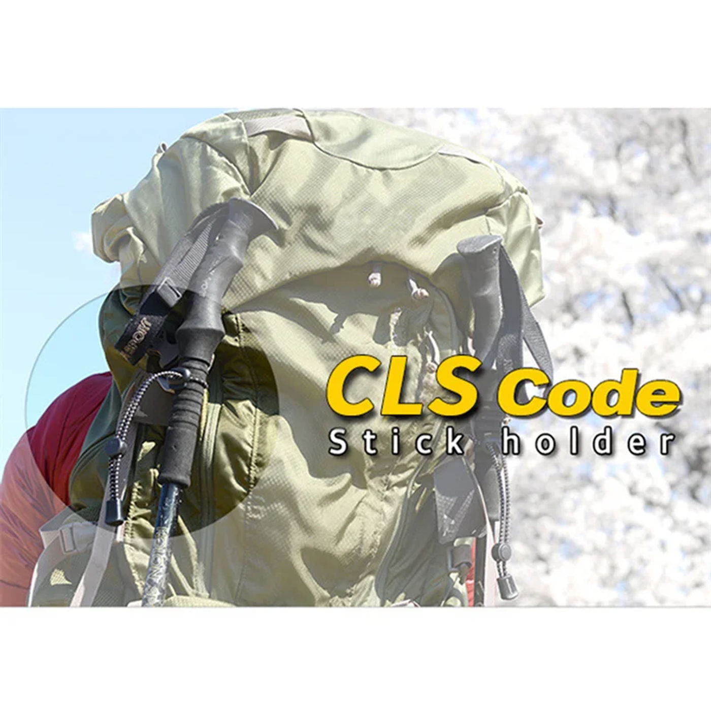 Description Picture 4 of item2/4/6pcs Backpack Walking Stick Holder Trekking Hiking Pole Fixing Tie Cord Rope Outdoor Sports Small Tools for Camping Mountain