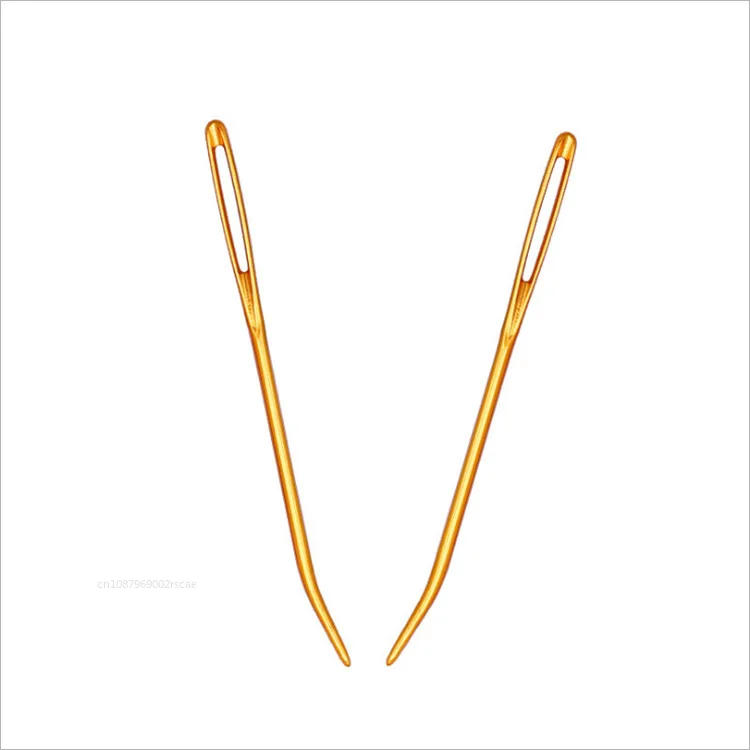 Description Picture 3 of item8/4/2Pcs/box Bent Tip Tapestry Needles Yarn Knitting Weaving Big Eye Curve Bent Needle Knitting Crochet DIY Sewing Accessories