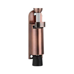 Telescopic Door Stopper Spring Loaded Kickdown Door Stops Adjustable Position with Foot Brake Wedges Wall Protector Home Tools