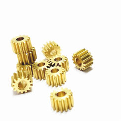 0.5M 14T 3.12mm Motor shaft copper spindle gear Toy accessories For 540/545/550/555/575 motor