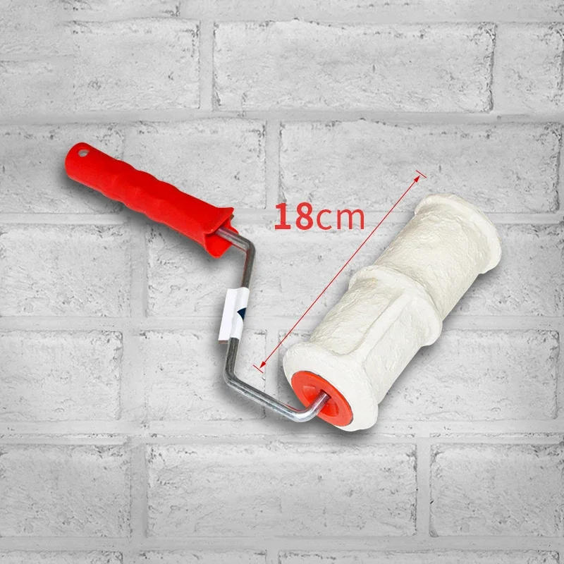 Description Picture 4 of itemImitation Brick Pattern DIY Art Paint Texture Rolling Flower Roll Paint Roller Tool Brick Embossing Roller for Wall Decoration