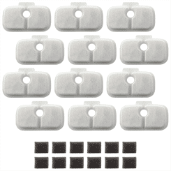 Cat Water Fountain Replacement Filters for PETLIBRO PLWF105/PLWF115/PLWF005 Pet Water Fountain Triple