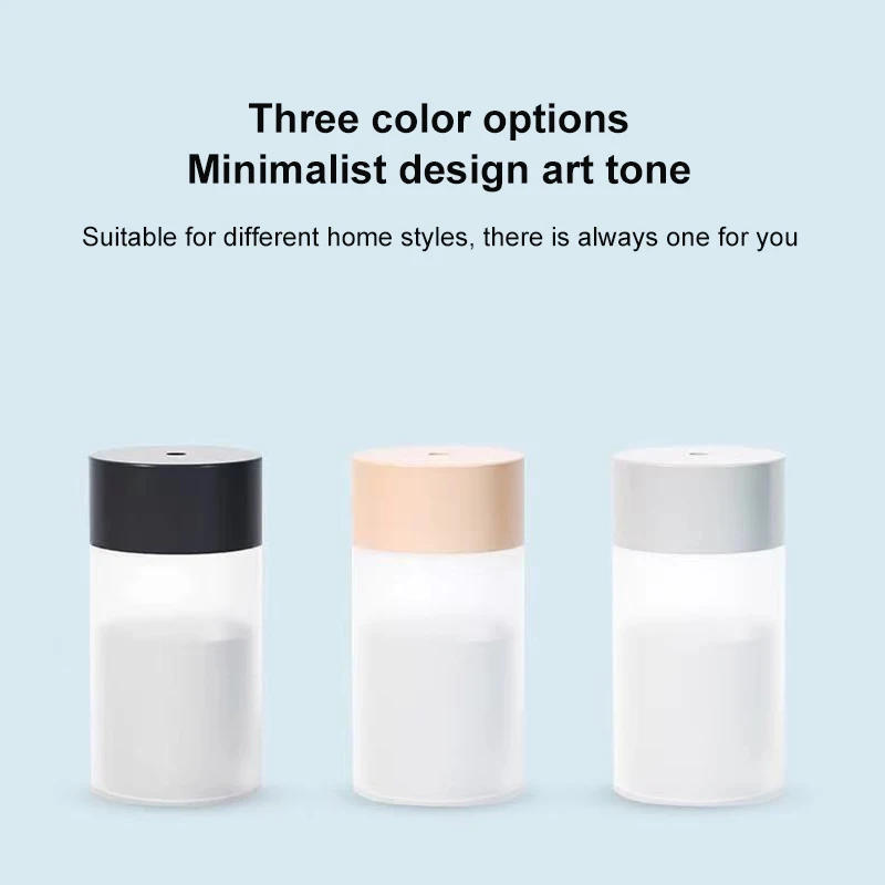 Description Picture 3 of item260ML USB Ultrasonic Air Humidifier LED Lamp Mini Essential Oil Diffuser Car Purifier Aroma Anion Mist Maker With Light + Fan