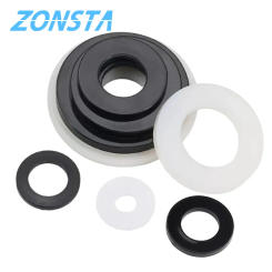 Nylon Flat Washer M2 M2.5 M3 M4 M5 M6 M8 M10 M12 M14 M16 M18 M20 Black White Plastic Sealing Hard Washers Insulation Gasket Ring