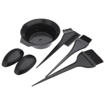 3/5PCS Hair Dye Color Brush Bowl Set with Ear Caps Dye Mixer Hair Tint Dying Coloring Applicator Hairdressing Styling Accessorie