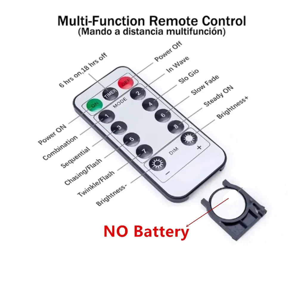 Description Picture 5 of itemOutdoor 8 Mode Fairy String Light Bedroom Party Holiday Light Christmas Decoration 3M 4M 6M Wedding Light LED USB Curtain Lights