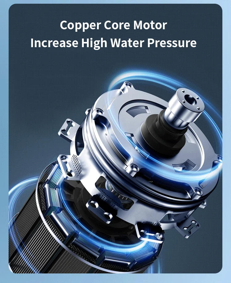 Description Picture 5 of itemPortable High Pressure Water Gun For Cleaning Car Wash Machine Automatic Garden Watering Hose Nozzle Sprinkler Foam Water Gun