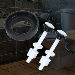 Toilet Seat Screws Hinges Easy to Install Bathroom Toilet Repair Screw Toilet Seat Parts Replacement Hardware Fittings