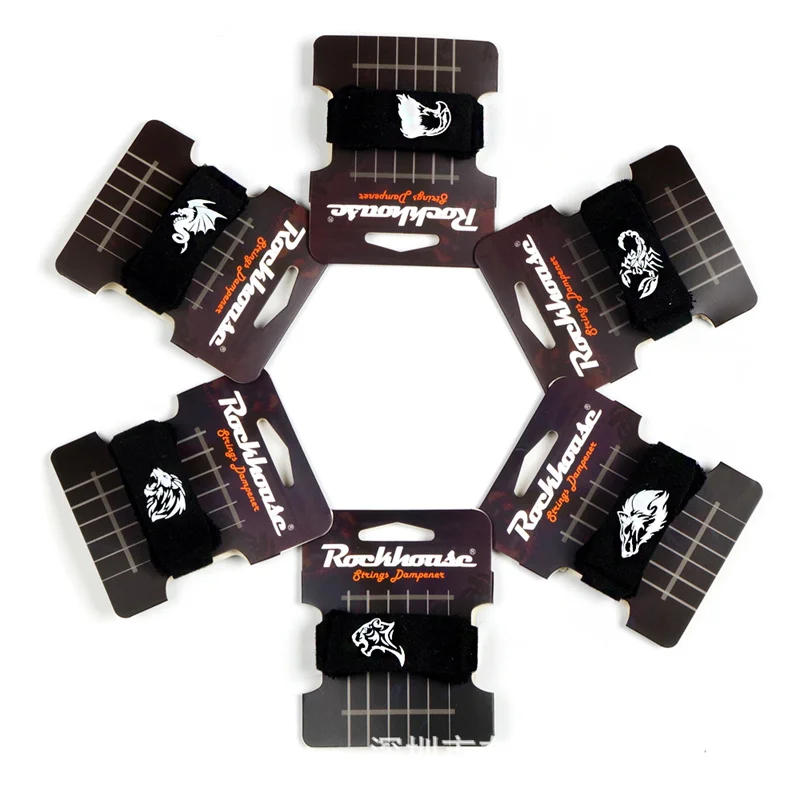 Description Picture 6 of item1PC Guitar Beam Tape for Guitars Bass Ukulele String Instruments Guitar Fret Strings Mute Noise Damper Muter Wraps Guitar Strap