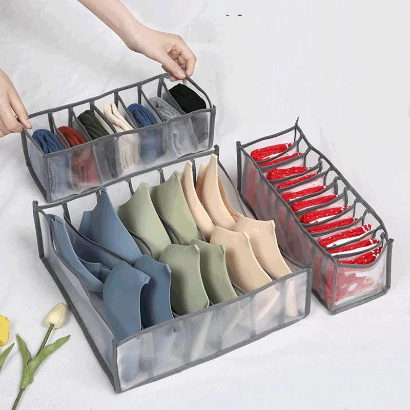 Description Picture 6 of itemCloset Organizer Underwear Organizer For Wardrobe Clothes Organizers Cabinets Drawer Organizers Bra Socks Storage Organizer Box