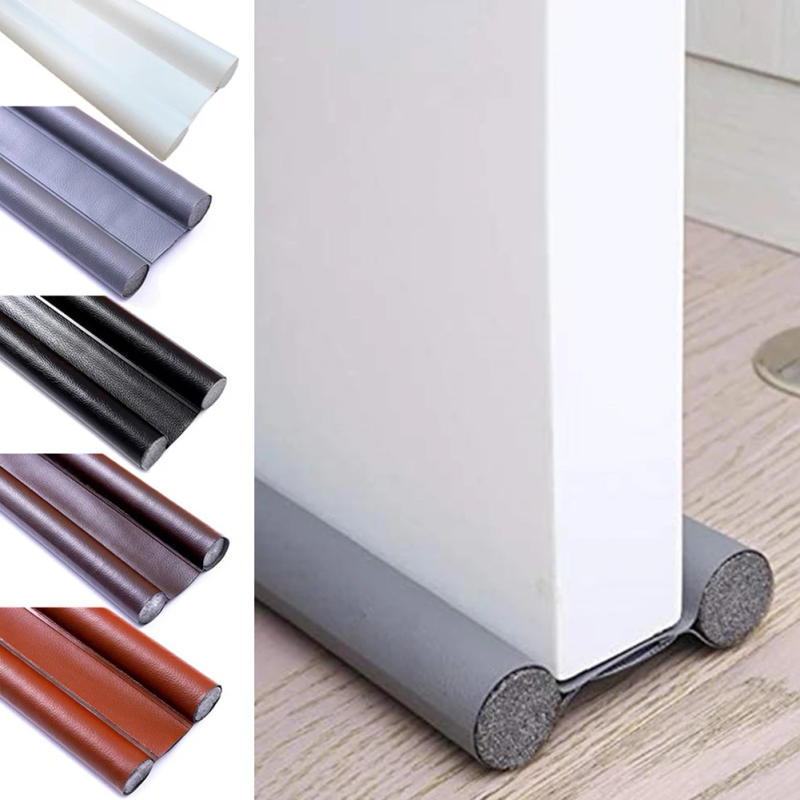 Description Picture 2 of item1pc Door Seal Strip Keeps Out The Cold & Draughts Foldable And Cuttable Door Bottom Wind Sweep Blocker Hardware Accessories