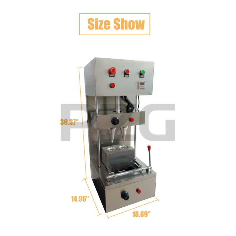 Description Picture 5 of itemHigh Efficiency Sea Snail Shape Pizza Cone Making Machine Food Snack Baking Display Electric Stainless Steel Bread Bakery Oven