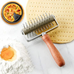 Non-stick and easy to clean durable baking rolling pin pie wheel Roller pizza tools resistant to non-toxic large sizes