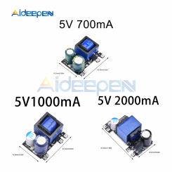 AC-DC 5V 700mA 1000mA 2000mA 3W 5W 10W Precision Buck Converter AC 220V to 5V 12V DC Step Down Transformer Power Supply Module