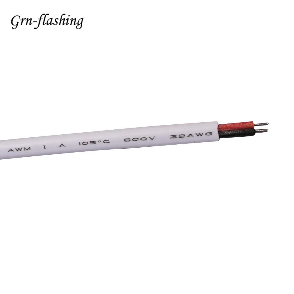 Description Picture 6 of item1/5/10 Pcs 5.5x2.1mm DC Male Female Power Plug Cable Wire Jack Adapter Connector for CCTV Single Color 3528 5050 LED Tape Light