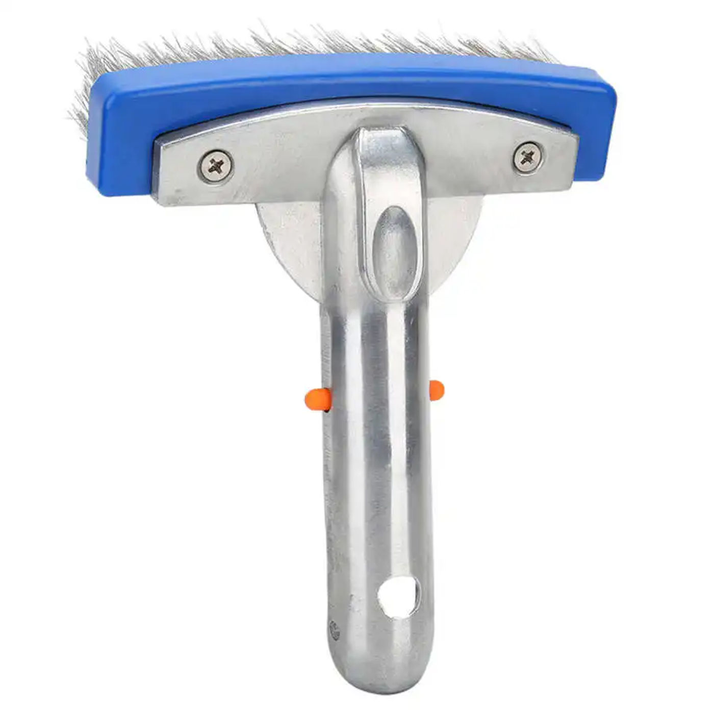Description Picture 3 of item5.5in Stainless Steel Swimming Pool Cleaner Brush for Spa Pond Floor Wall Cleaning Equipment Tool