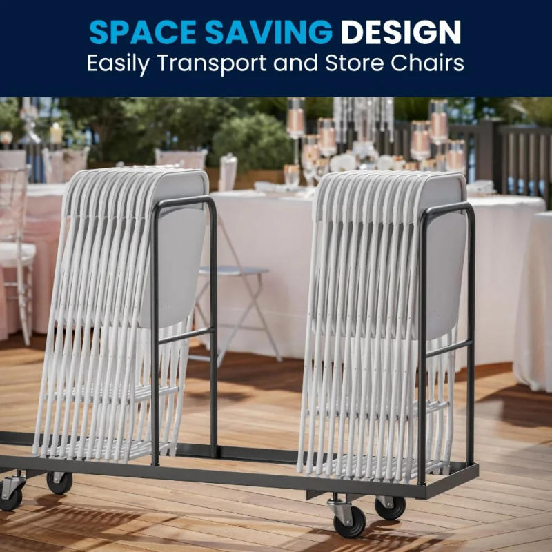 Description Picture 5 of itemHercules Series Plastic Folding Chair - White - 10 Pack 650LB Weight Capacity Comfortable Event Chair-Lightweight Folding Chair