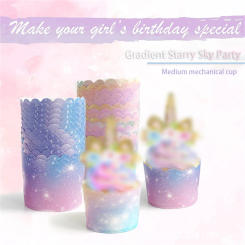 Muffin Cupcake Paper Cups Baking Cup Set Wedding Party Cake Mold Cake Decorating Tools Kitchen Baking Tools