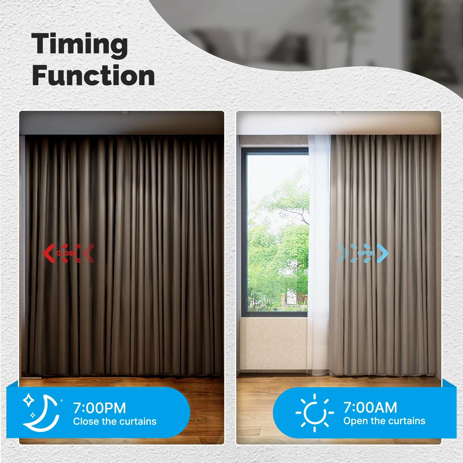 Description Picture 5 of itemMOES Tuya ZigBee WiFi Mini Curtain Switch Module Smart For Rocker Reset Switch Work With Google Home Alexa App Remote Control