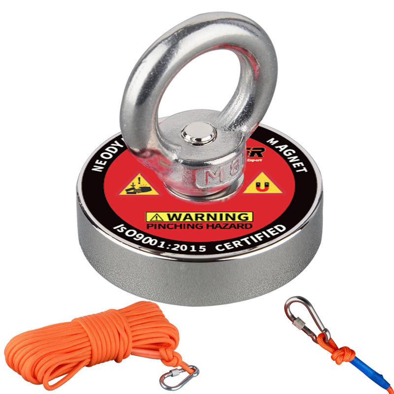 Description Picture 2 of itemMagnet Super Strong Powerful Circular Ring Salvage Fishing NdfeB Round C48L Magnet Fishing and Magnetic Recovery Salvage