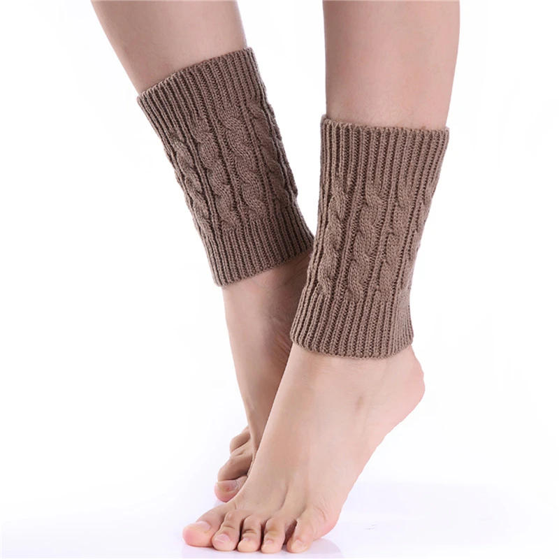 Description Picture 6 of itemWinter Short Leg Warmers Boot Cuffs Women's Knitted Leg Warmer Fashion Thermal Legging Foot Cover Boots Socks 2024