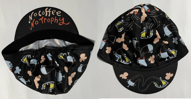 Description Picture 3 of itemBeer & Coffee Cycling Cap Funny Road Bicycle Hat Breathable Gravel Bike Headwear Men and Women Gorra Ciclismo