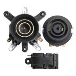 3pcs/Set Electric Kettle Accessories Base Thermostat Temperature Switch Connector Coupler Socket Kit Black