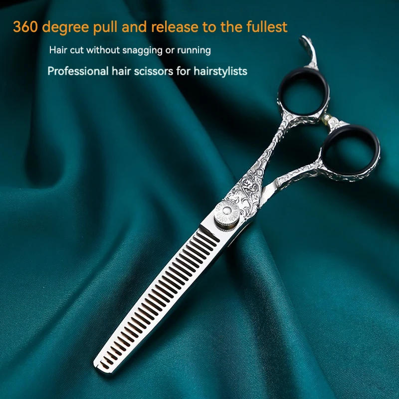 Description Picture 5 of itemJapanese Samurai Straight Cut Sawtooth Cut Hairdresser Professional Cut Hair High Quality Explosive