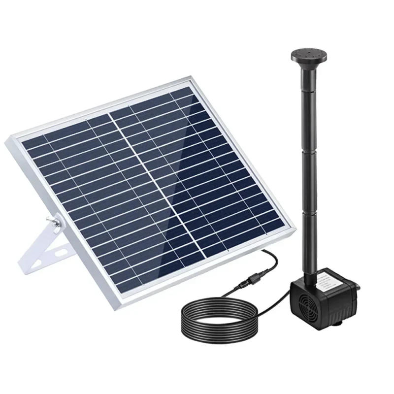 Description Picture 2 of itemAISITIN 10W High-power Solar Landscape Fountain, Super Strong Water Spraying Height, Garden Flower Sprinkler Fountain