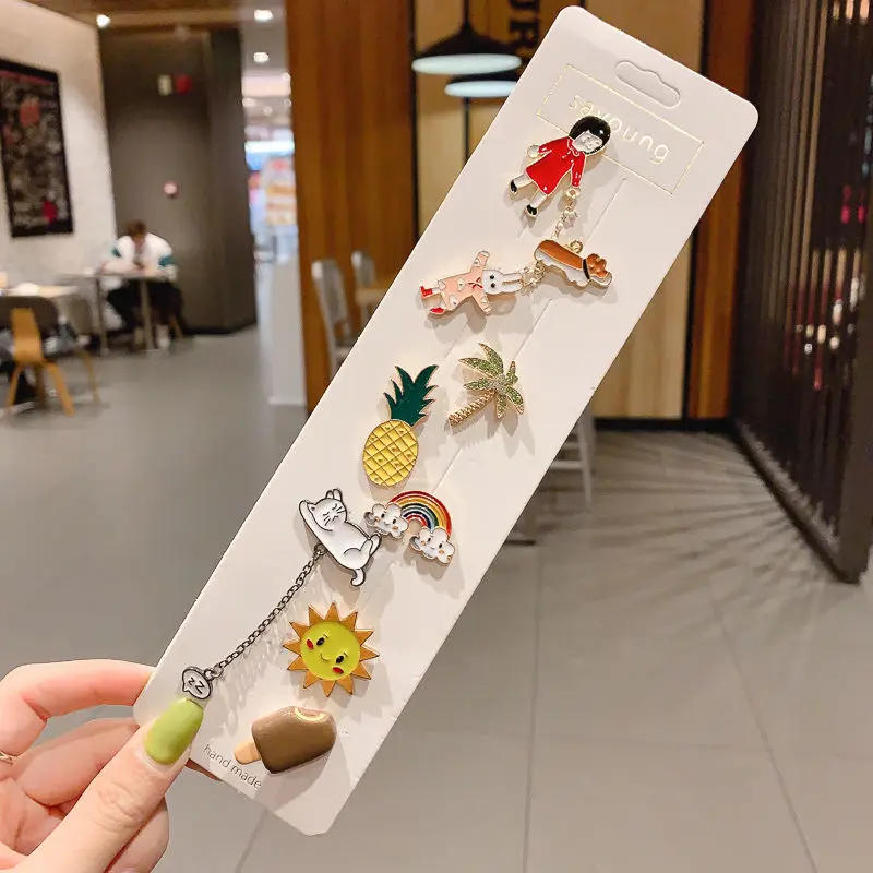 Description Picture 6 of item50PCS Cartoon Brooches Icons Plants Pins Badge Animal Or Fruit Button Backpack Clothes Hat Decor Accessories Jewelry