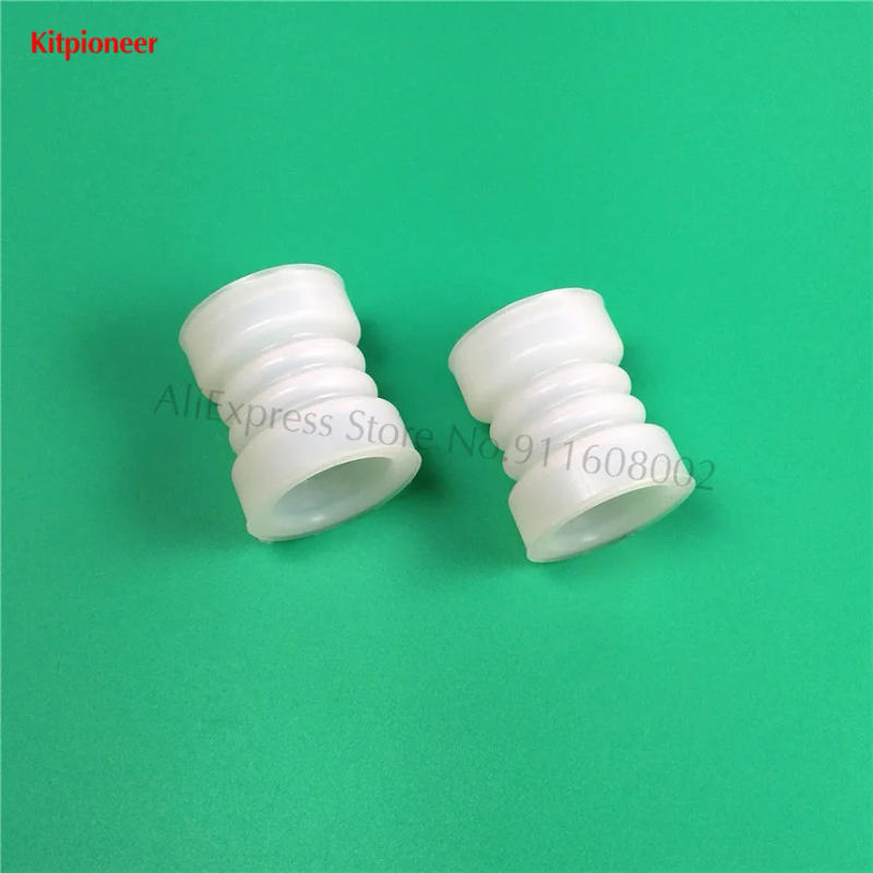 Description Picture 2 of itemA Pair Corrugated Silicone Seal Tubes Rugate Pipe Rings Accessories Of Ice Cream Makers BJ Soft Serve Machines Diameter 37mm