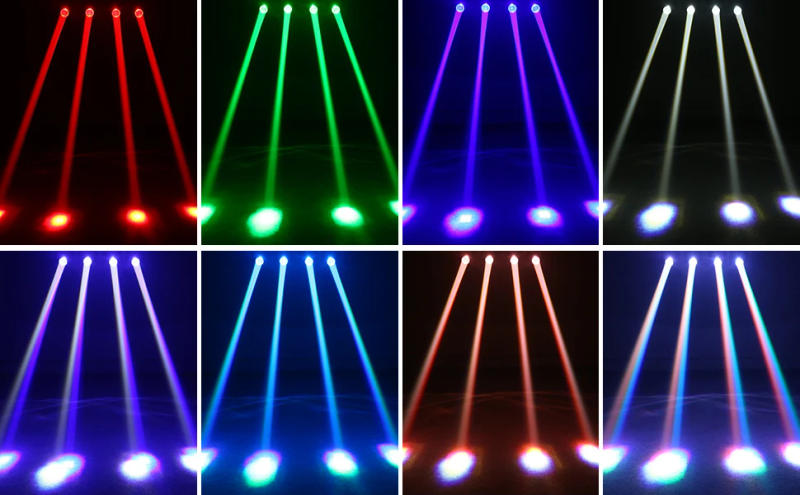 Description Picture 3 of itemRGBW Beam Moving Head Lights 100W Stage Effect Lighting DMX Projection Light for DJ Disco KTV Party Wedding Holiday Bar Club
