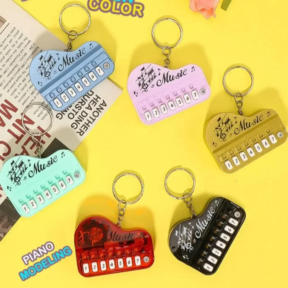 Description Picture 6 of itemMini Lovely Fresh Creative Cartoon Music Electronic Piano Keychains Couple Pendant Cute Exquisite Key Ring Funny Birthday Gift