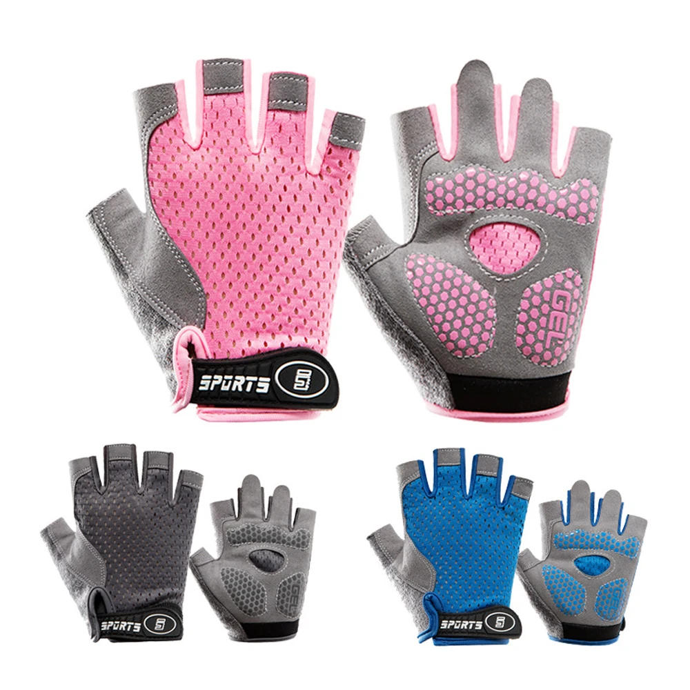 Description Picture 2 of item1Pair Kids Fishing Gloves, Kids Sport Gloves,Kids Cycling Gloves,Children Full Finger Gloves for Cycling Camping Fishing Parkour