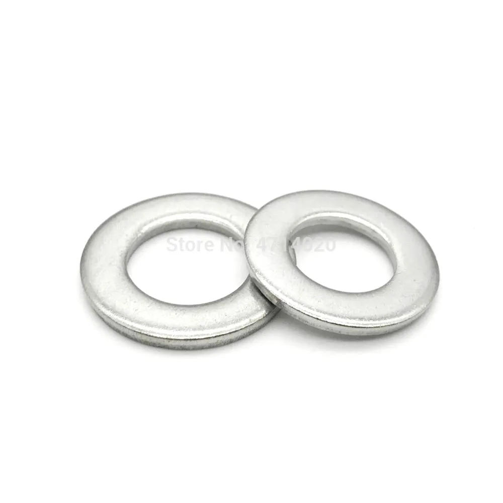 Description Picture 4 of item100pc Washers GB97 A2 304 Stainless Steel Flat Washer Plain Gasket Ring for M1.6 M2 M2.5 M3 M4 M5 M6 Screw Bolt Silver Hardware