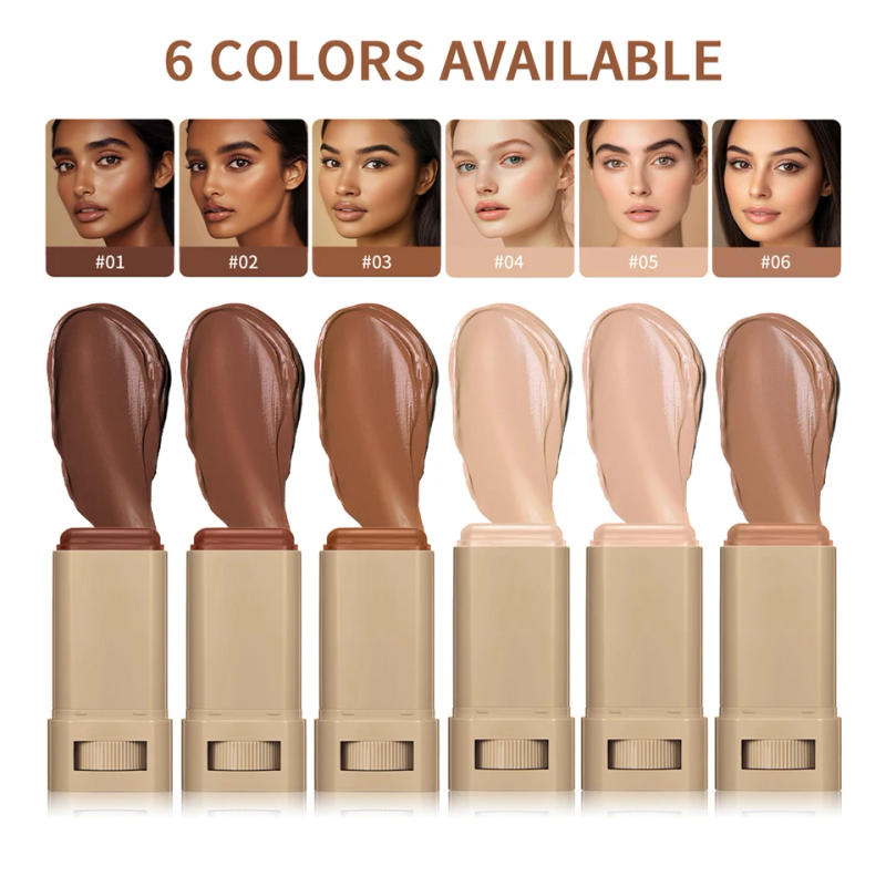 Description Picture 3 of itemBeauty Balm Serum Boosted Skin Tint Foundation Stick Smooth Plumper Hight Coverage Travel Bronze Foundation Makeup