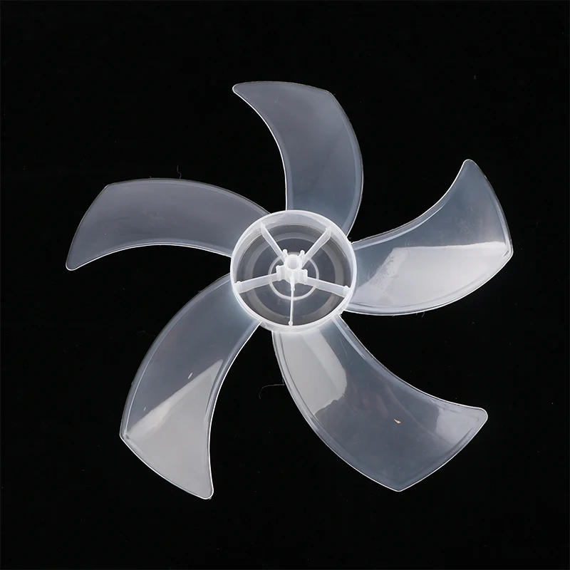 Description Picture 3 of item1Pc Large Wind Fan Blade For 16 Inch Household Plastic Fan Blade Five Leaves With Nut Cover For Pedestal Fan Table Fan Wall Fan