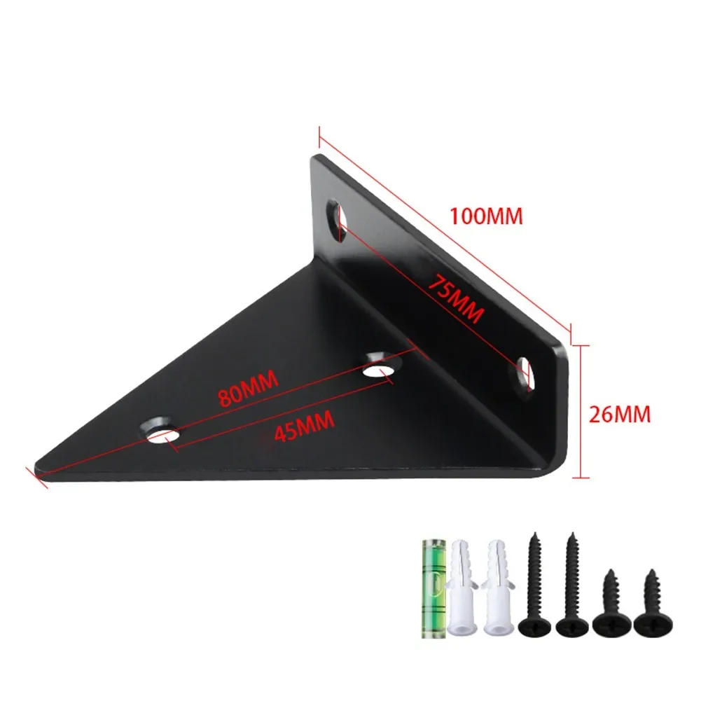 Description Picture 4 of item2PCS Triangle Bracket Heavy Support Wall Mounted Bench Table Shelf Bracket Invisible Triangle Support DIY Home Decoration