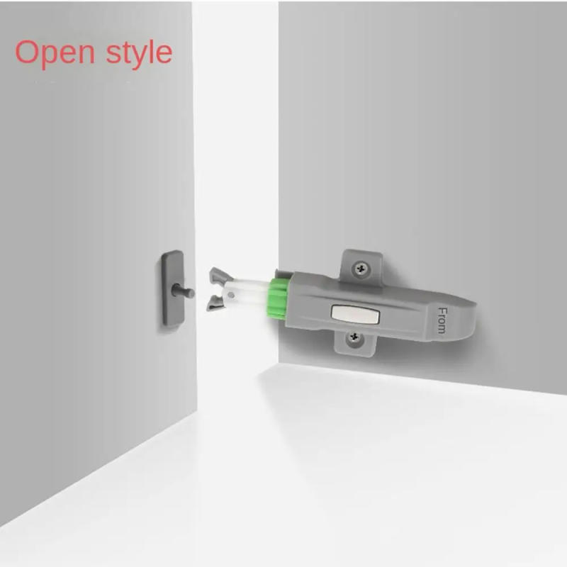 Description Picture 6 of itemABS Cabinet Catches New Push Type Invisible Wardrobe Stopper Hardware Damper Buffer Rebound Device Wardrobe