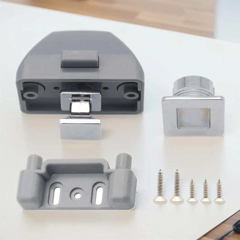 Description Picture 5 of itemMotorhome Cabinet Camper Push Button Metal Push Button Latch Camper Cupboard Knob for Cupboard Door Motorhome Cabinet Camper