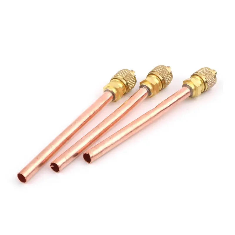 Description Picture 5 of itemMEXI 10pcs Air Conditioner Refrigeration Access Valves 6mm OD Copper Tube Filling Parts