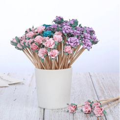 2PCS/Lot Flower Shape No Fire Aromatherapy Rattan Sticks For Reed Diffuser Accessories Living Room Bathroom Supplies