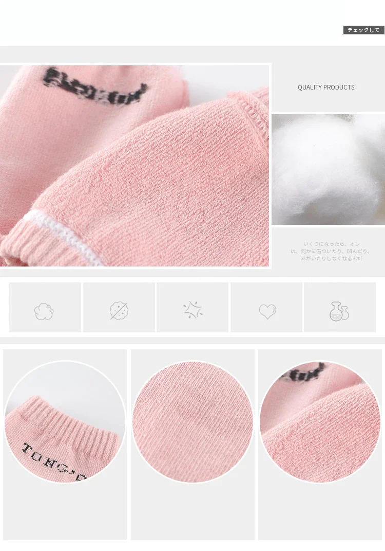 Description Picture 5 of itemKids Safety Crawling Elbow Cushion Infant Toddlers Baby Leg Warmers Knee Support Protector Baby Kneecap Baby Knee Pad Socks