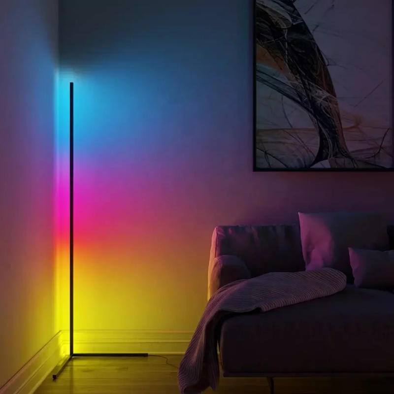 Description Picture 2 of item142Cm Smart APP Remote RGB Dream Color Floor Lamps with Music Night Light Modern Changing Standing Mood Light Room Decoration